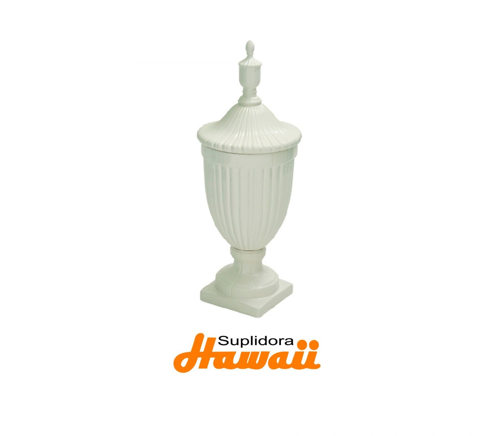 URNA BLANCA DE CERAMICA 57559