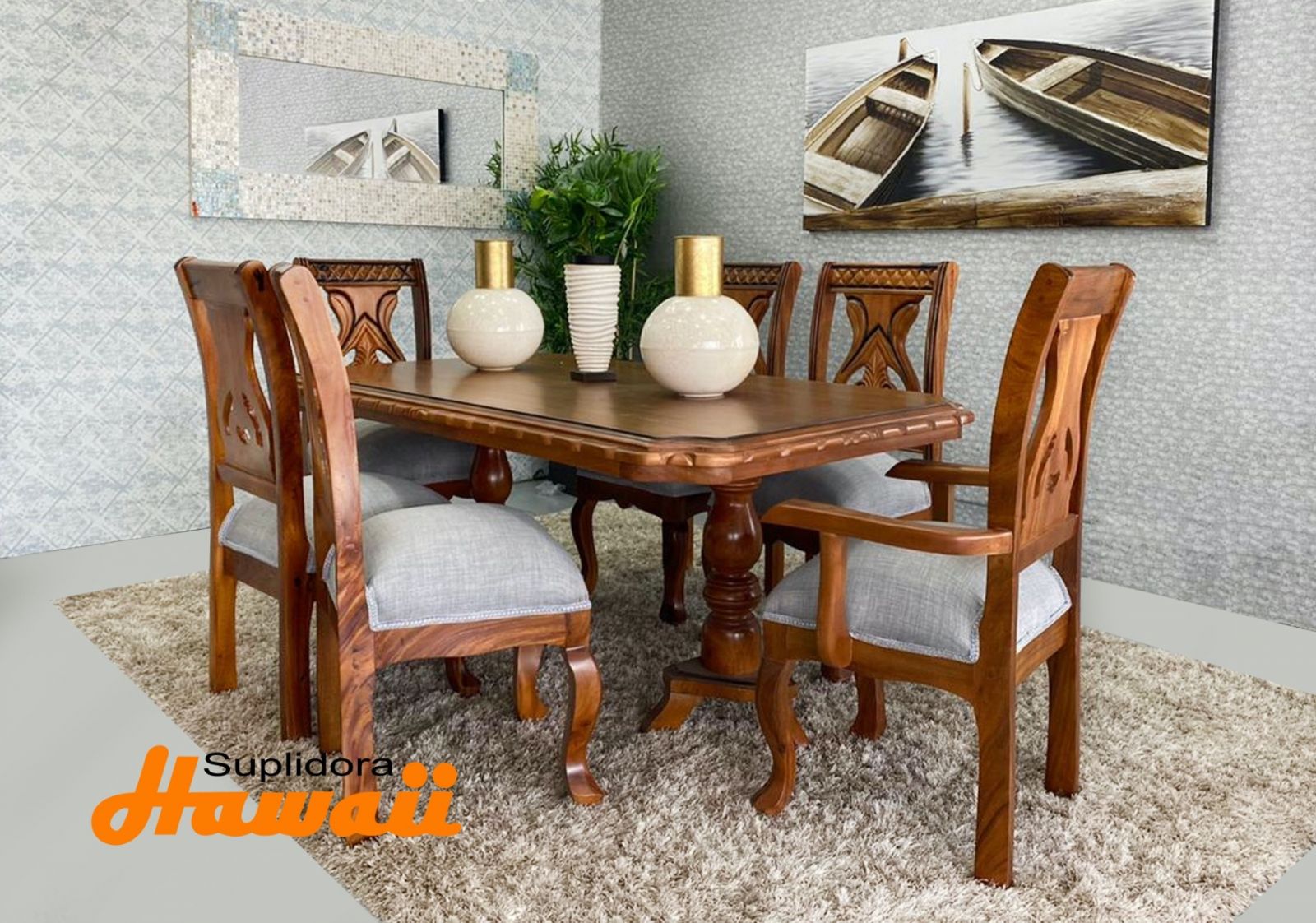 COMEDOR CORAZON TAPIGRIS CLARO 6S PM