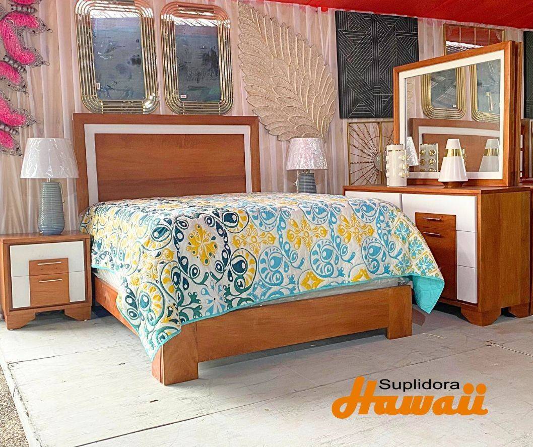 JUEGO APOSENTO CHAMA NATURAL C/BLANCO A.M.
