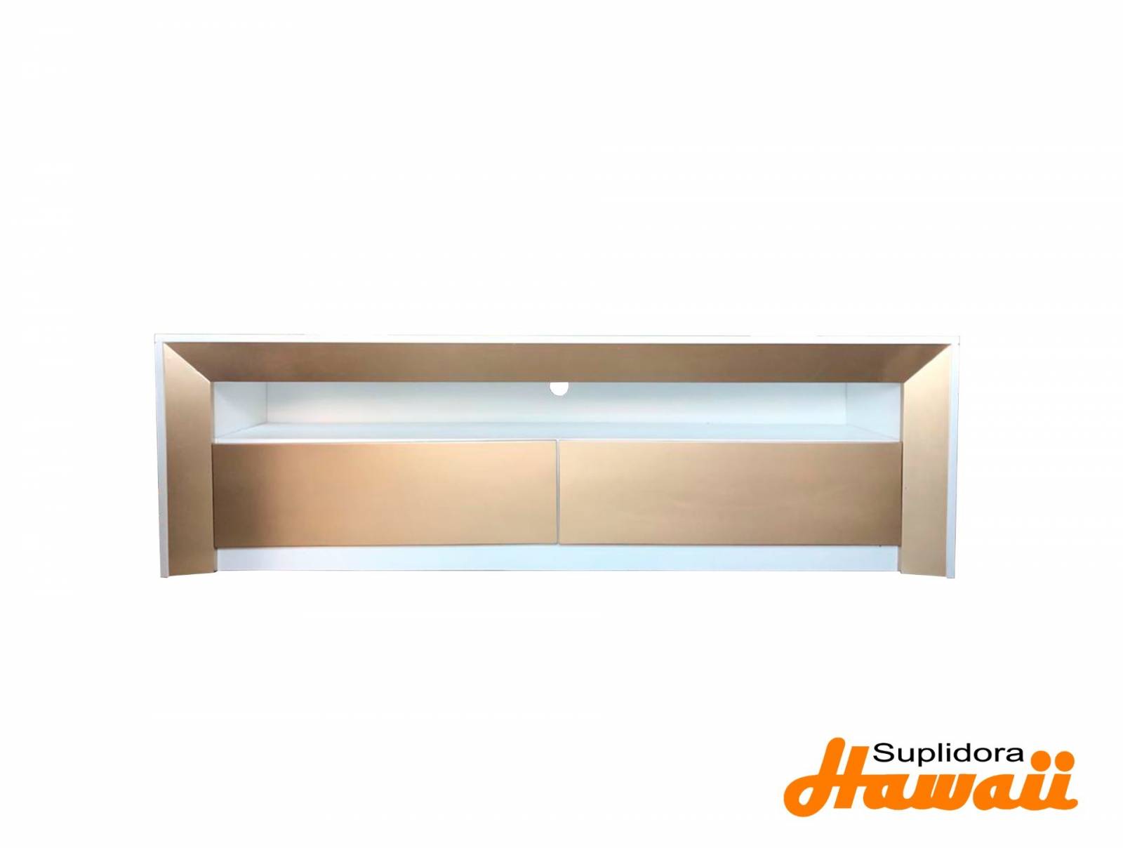 MUEBLE TV BLANCO CON CHAMPANG 72