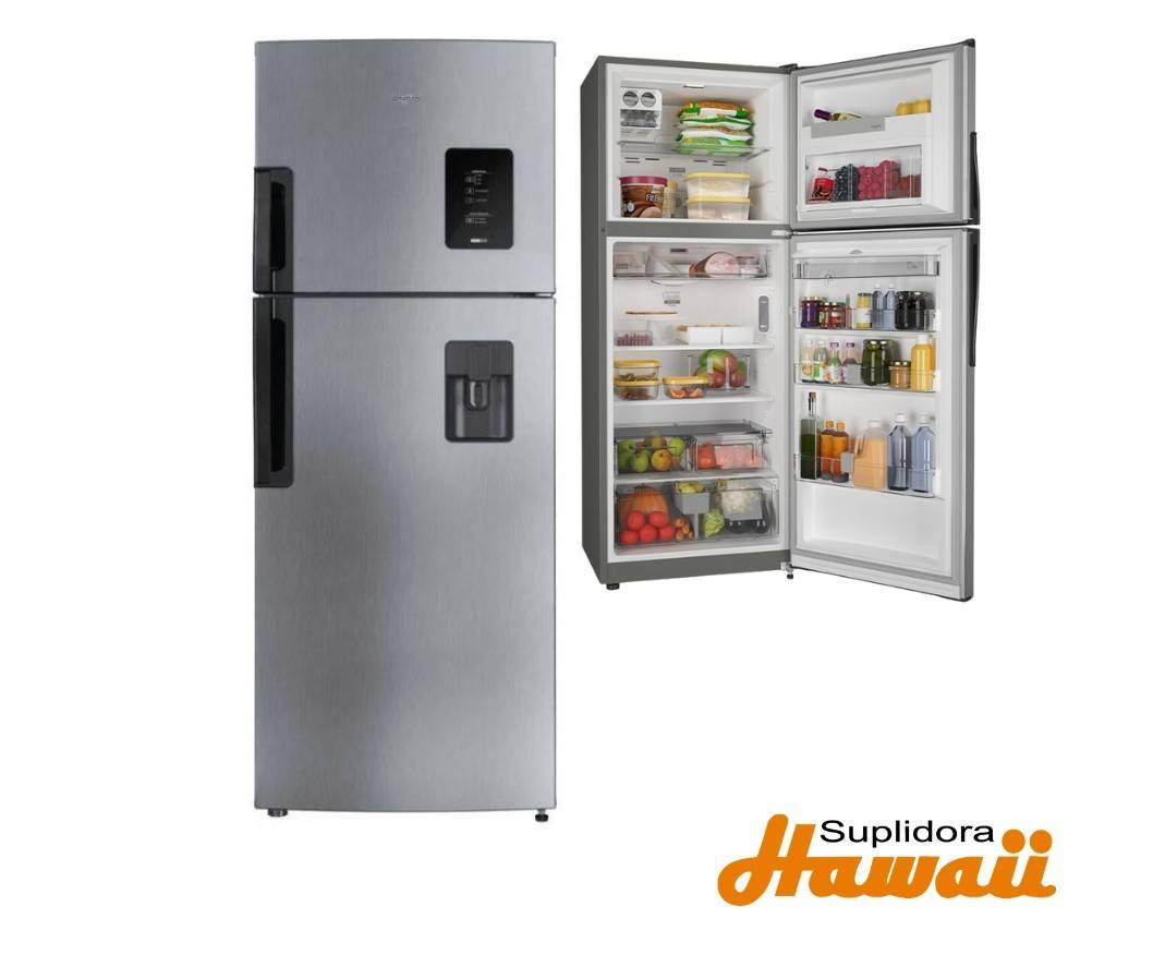 NEVERA WHIRLPOOL 15 WRW454KTWW PLATEADA NO FROST