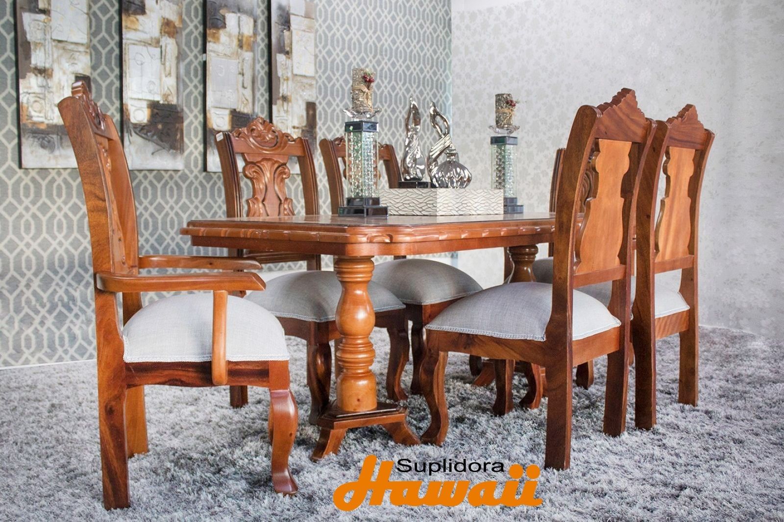 COMEDOR HAILY TAPIZGRIS 6S PM