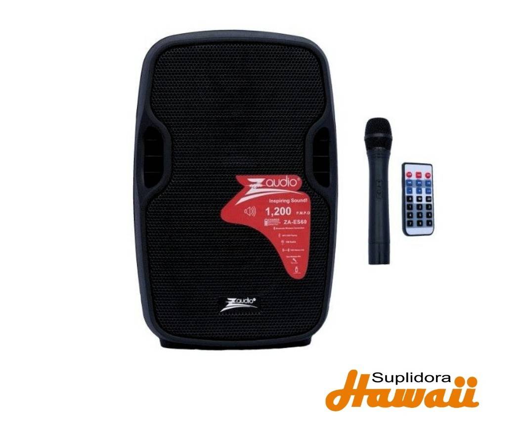 BOCINA RECARGABLE 8'' ZA-ES60 CMICRO