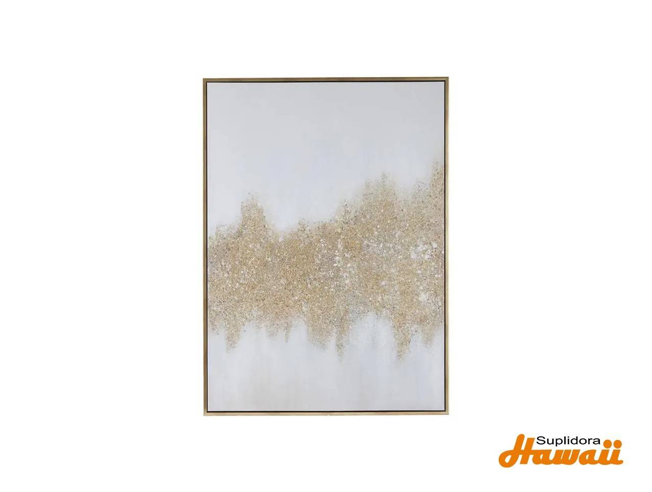 CUADRO DE PARED 88000 DETALLES DORADOS 48 x 2 x 65