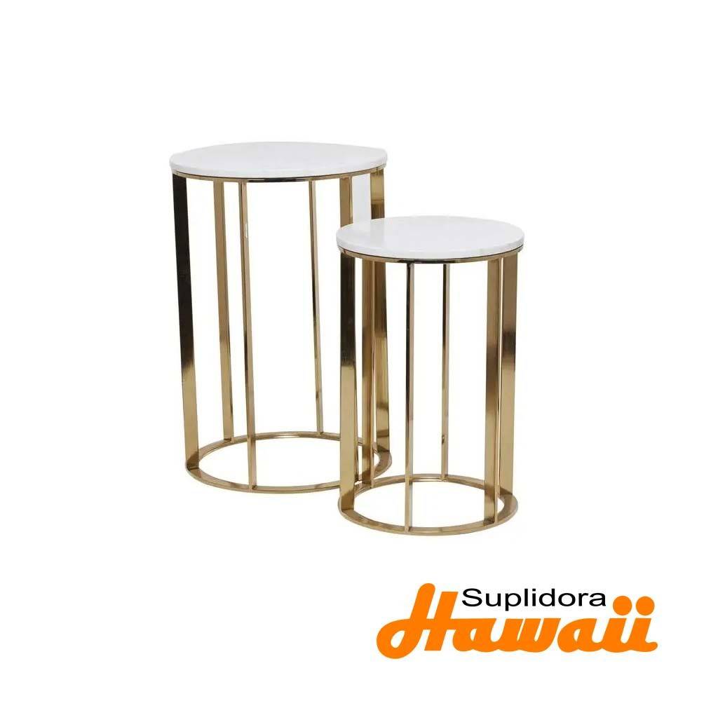 MESA CONTEMPORANEA S/2 72633 HIERRO DORADO 24, 20