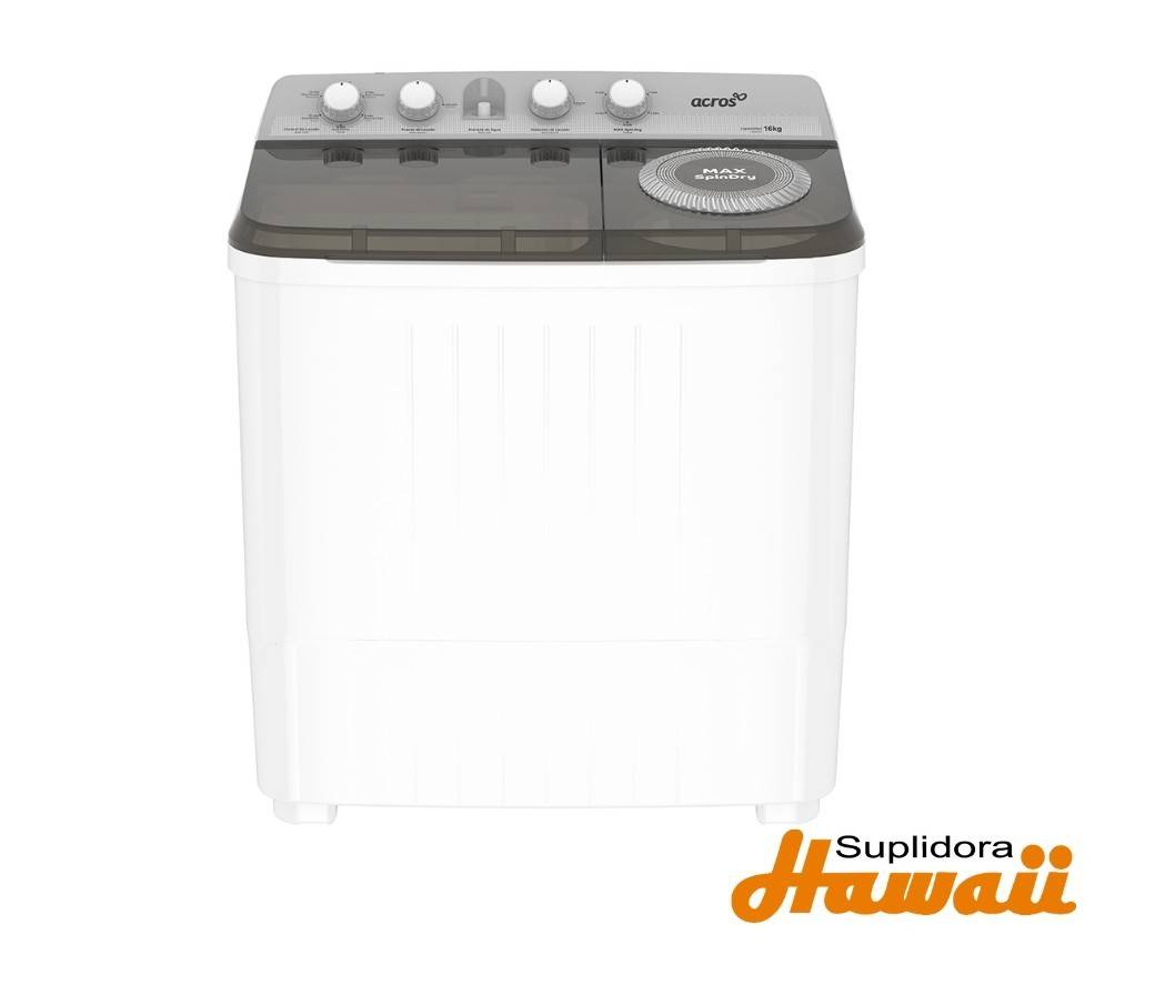 LAVADORA ACROS SEMIAUT. ALD1345PE BLANCA 13KG/29LBS