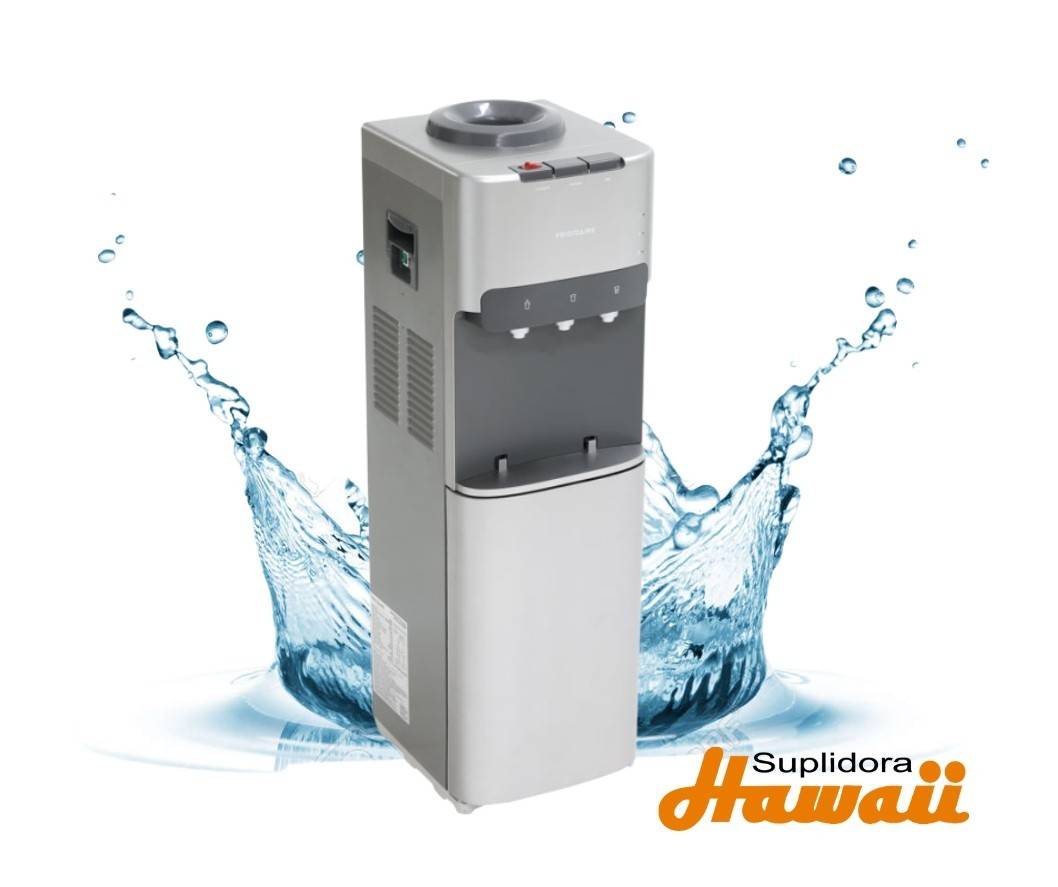 BEBEDERO FRIGIDAIRE GRIS FQR16C3MUSG C/COMPARTIMIENTO REFRIG. BOTELLON ARRIBA