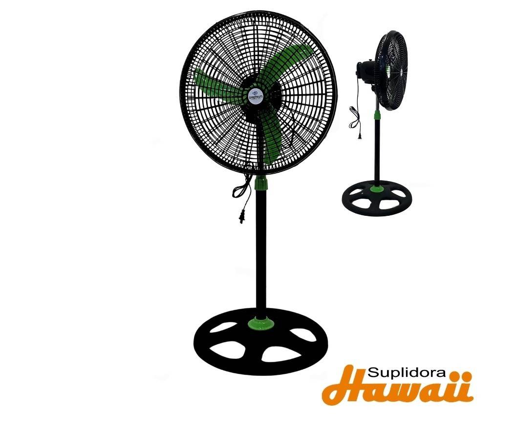 ABANICO PREMIUM 18 PRE20-15 DE PEDESTAL VERDE
