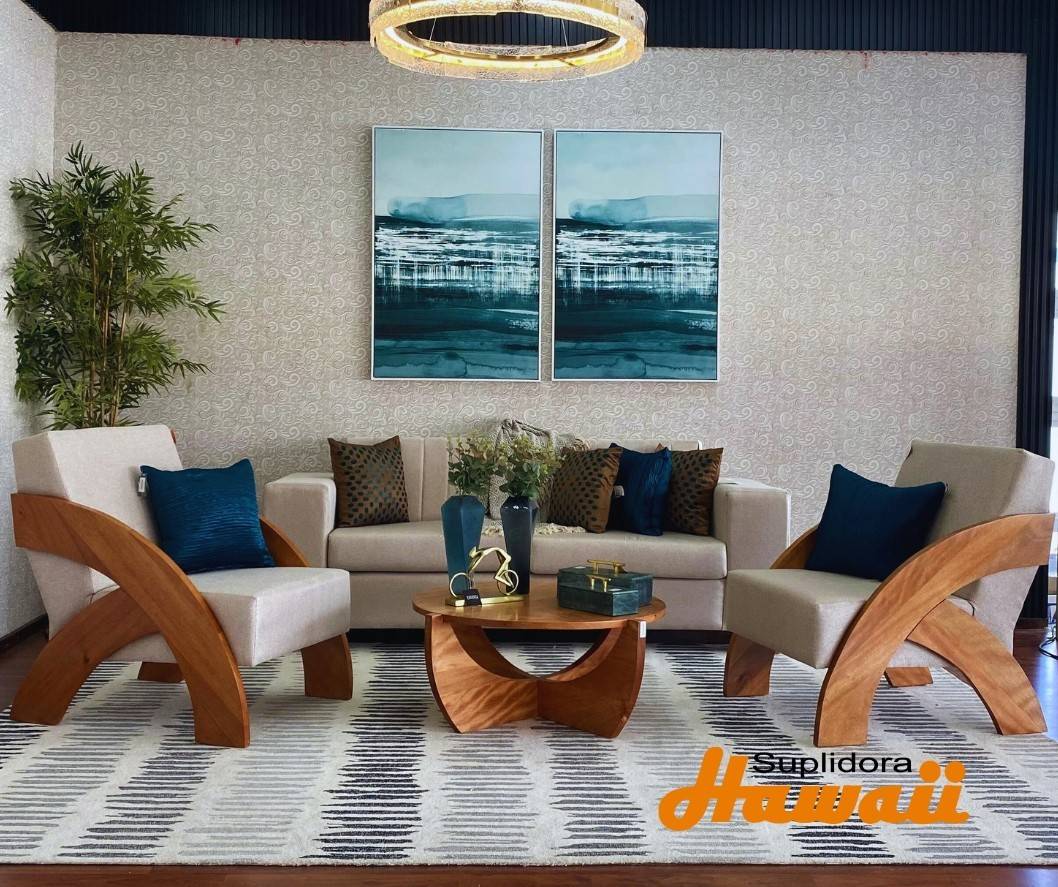 MUEBLE DAMASCO NATURAL 1/M 2/B S/3 TAPIZ/CREMA R.A.