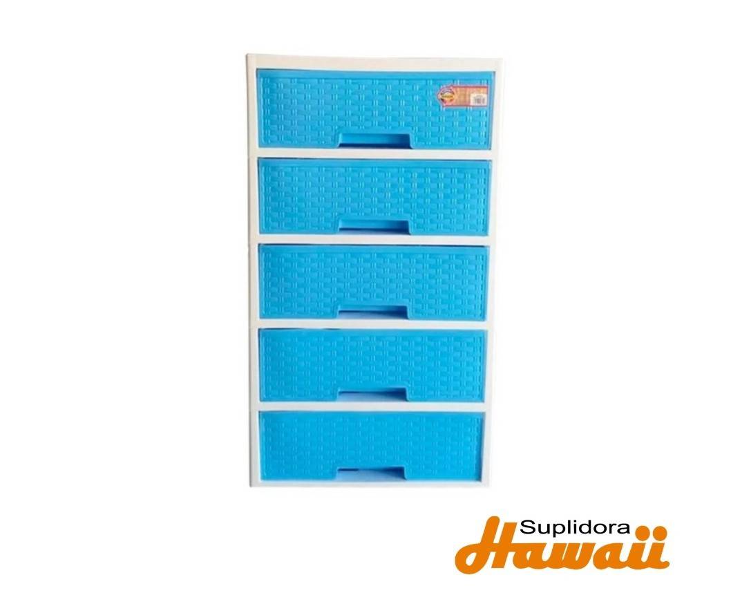 GAVETERO PLASTICO AZUL 5G