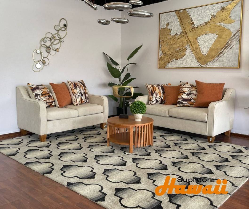 MUEBLE BARAQUIEL S/2 S/3 TAPIZ/CREMA F,I.