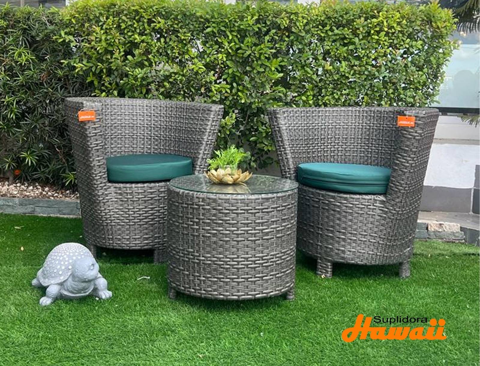 JGO TERRAZA HUEVO 2B 1M FIBRA FLEQUITO 40ª GRIS CULEBRAACUERDO