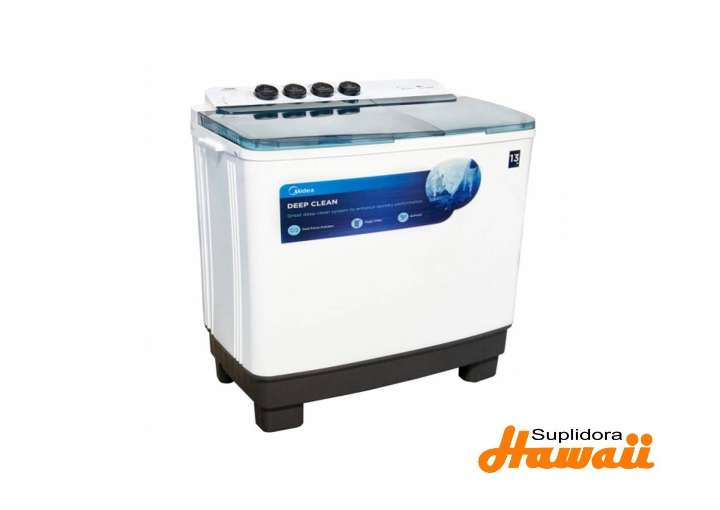 LAVADORA MIDEA MT-100W70/WB/WG 7KG/15LBS