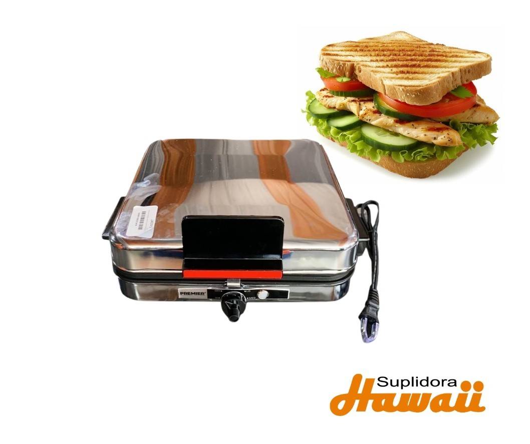 TOSTADORA SANDWICHERA PREMIER PR05-04WAFLERA