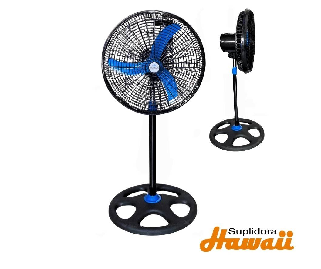 ABANICO PREMIUM 18 PRE20-15 DE PEDESTAL AZUL