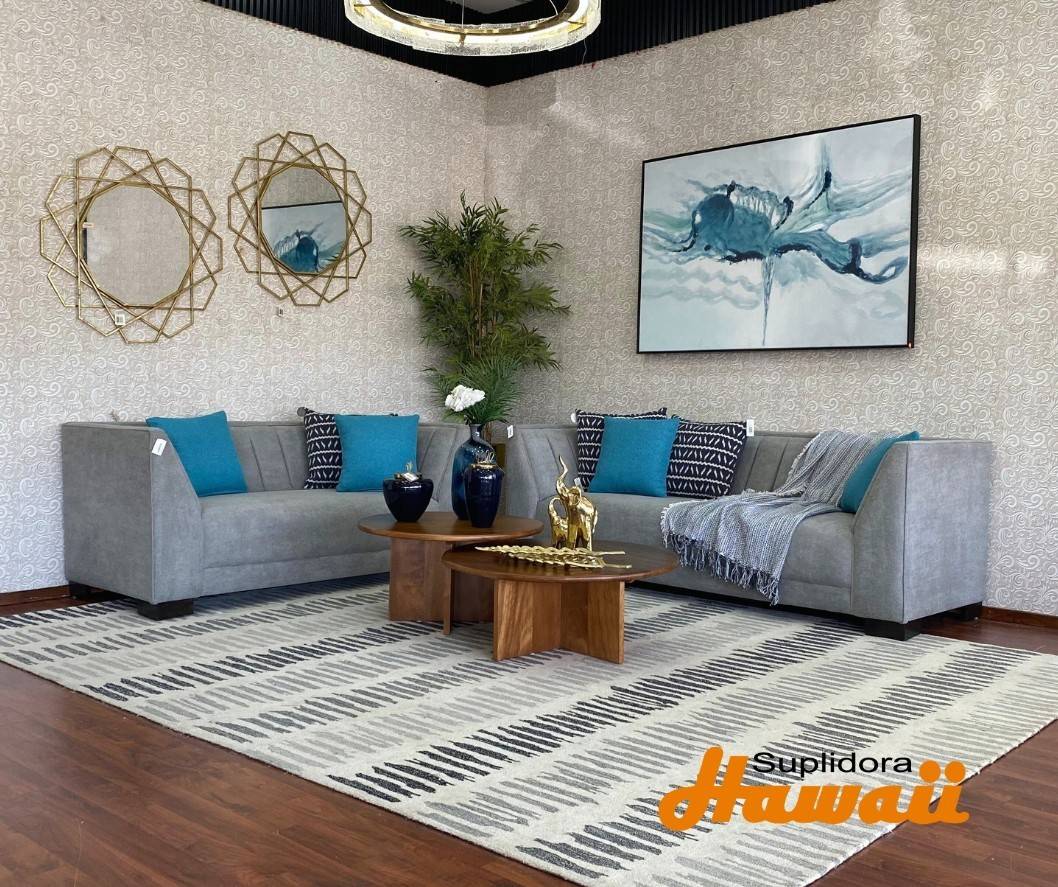 MUEBLE YESSENIA S/3 S/2 GRIS OSCURO D.R.