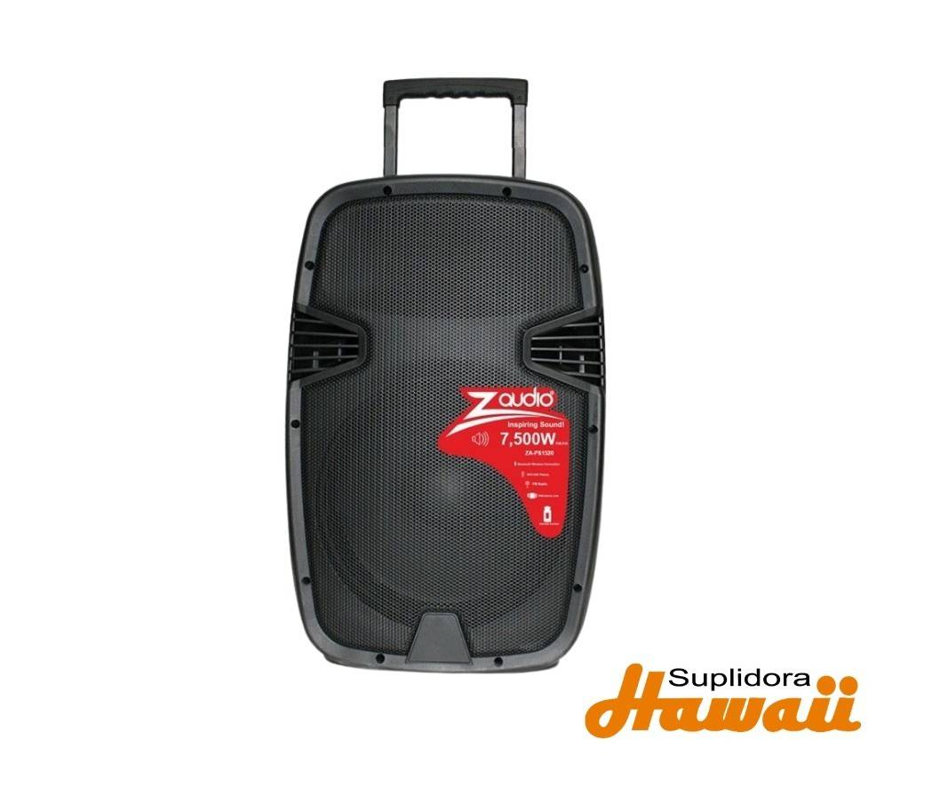 BOCINA Z AUDIO ZA-PS1520, C/MICROFONO ALTA POTENCIA 15
