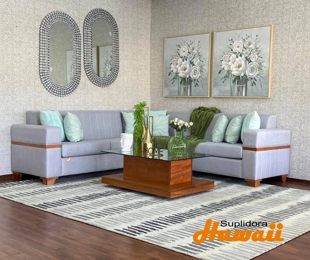 MUEBLE L PARIS GRIS 2/PZS R.A.