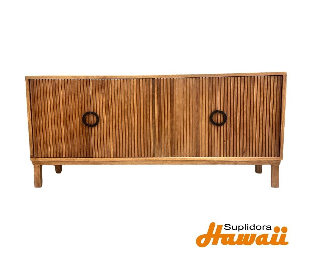 CREDENZA TABLILLA NATURAL 4P 72 PM