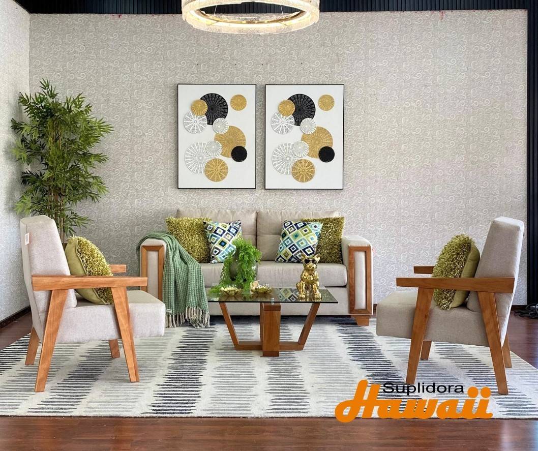 MUEBLE VALENTINO NATURAL 1M 2B S3 TAPIZCREMA RA