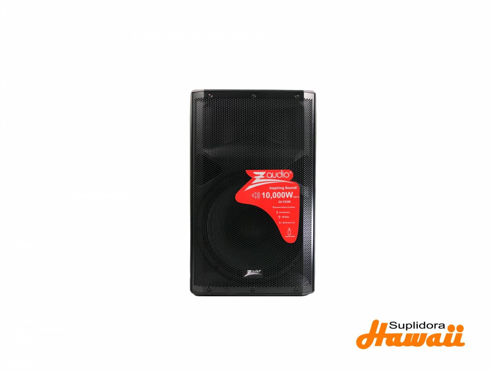 BOCINA ALTA POTENCIA ZA-TX350 15 USB/SD /BT/FM 10000W MICROFONO ALAM Z AUDIO