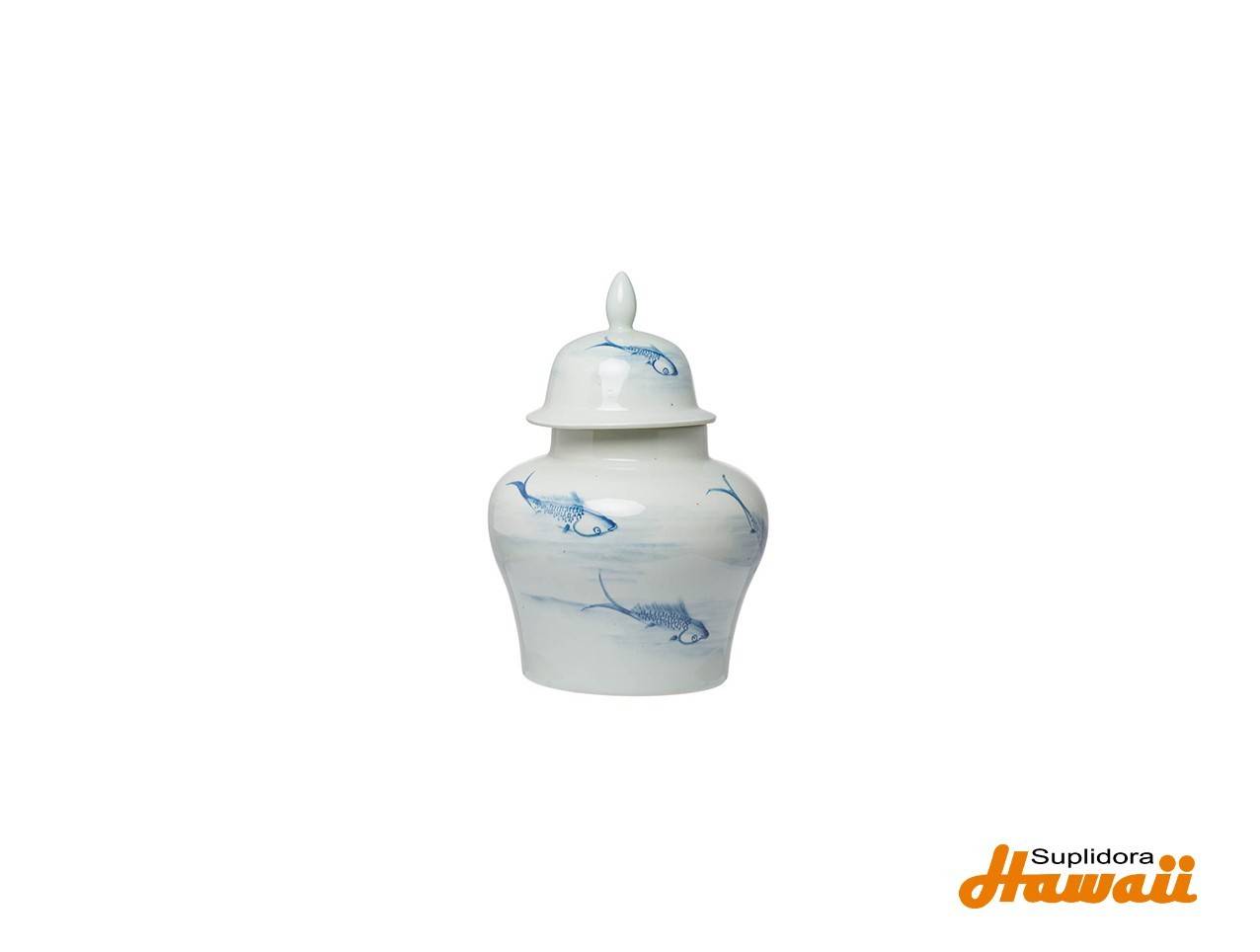 FRASCO DE PORCELANA DF2003-DS 14x14x179