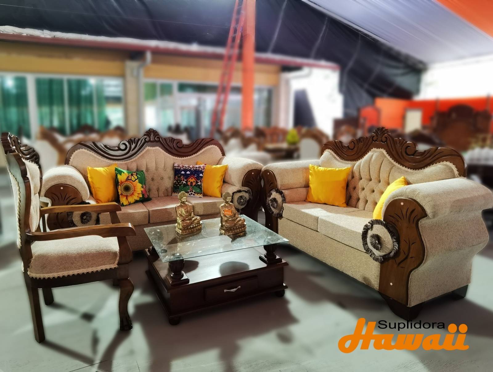MUEBLE COMBINADO S/3 S/2 1/B 1/M CREMA