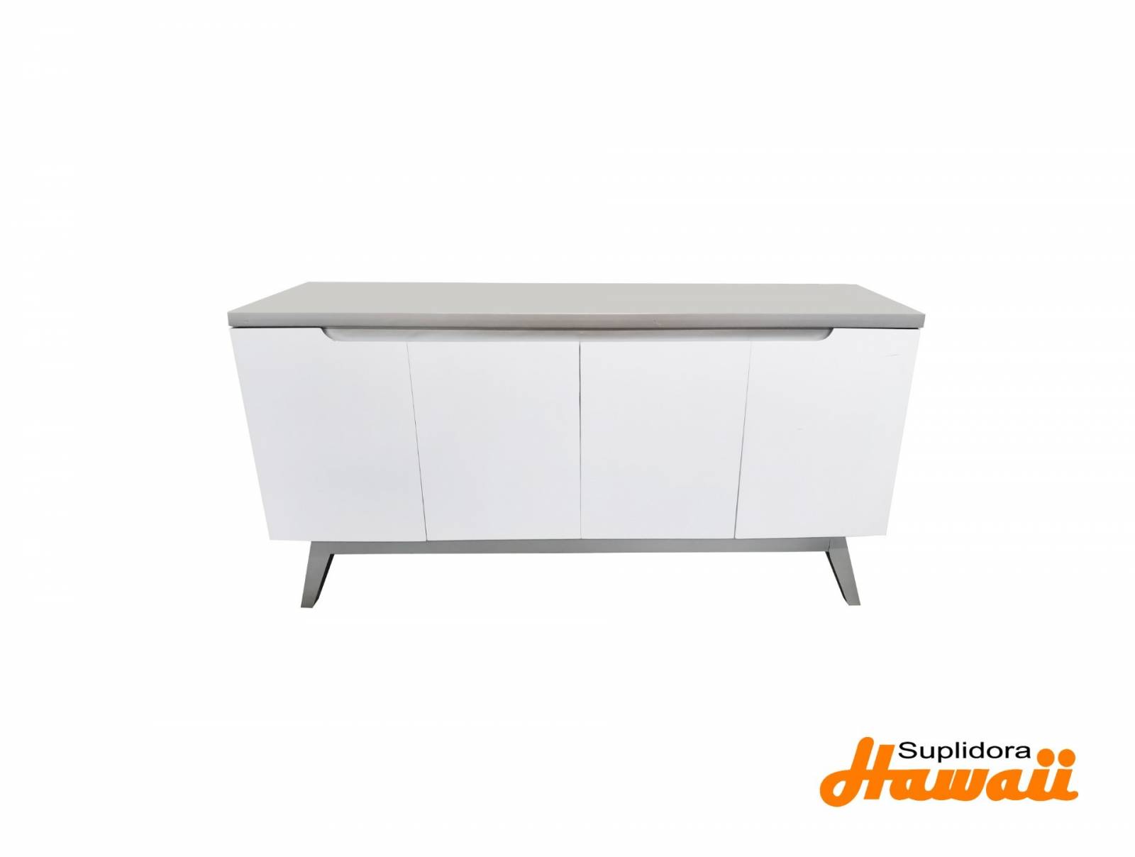 CREDENZA GRISBLCO 4 PUERTAS 72 AC