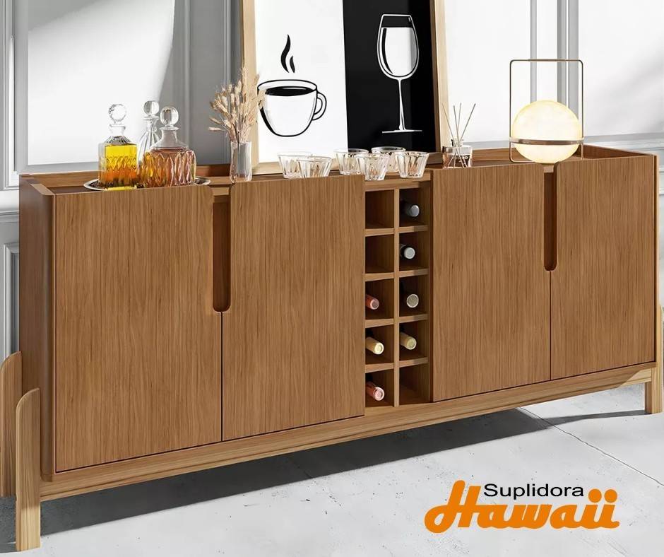 CREDENZA BUFFET LIZ 50520144 190 4P NATURAL