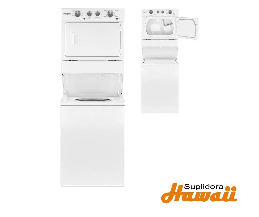 LAVADORA WHIRLPOOL 7MWET4027HW BLCO TORRE ELECTRICA 220V