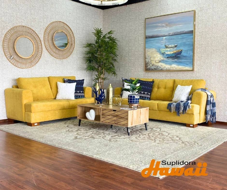 MUEBLE ANAYI S/3 S/2 AMARILLO MOSTAZA D.R.