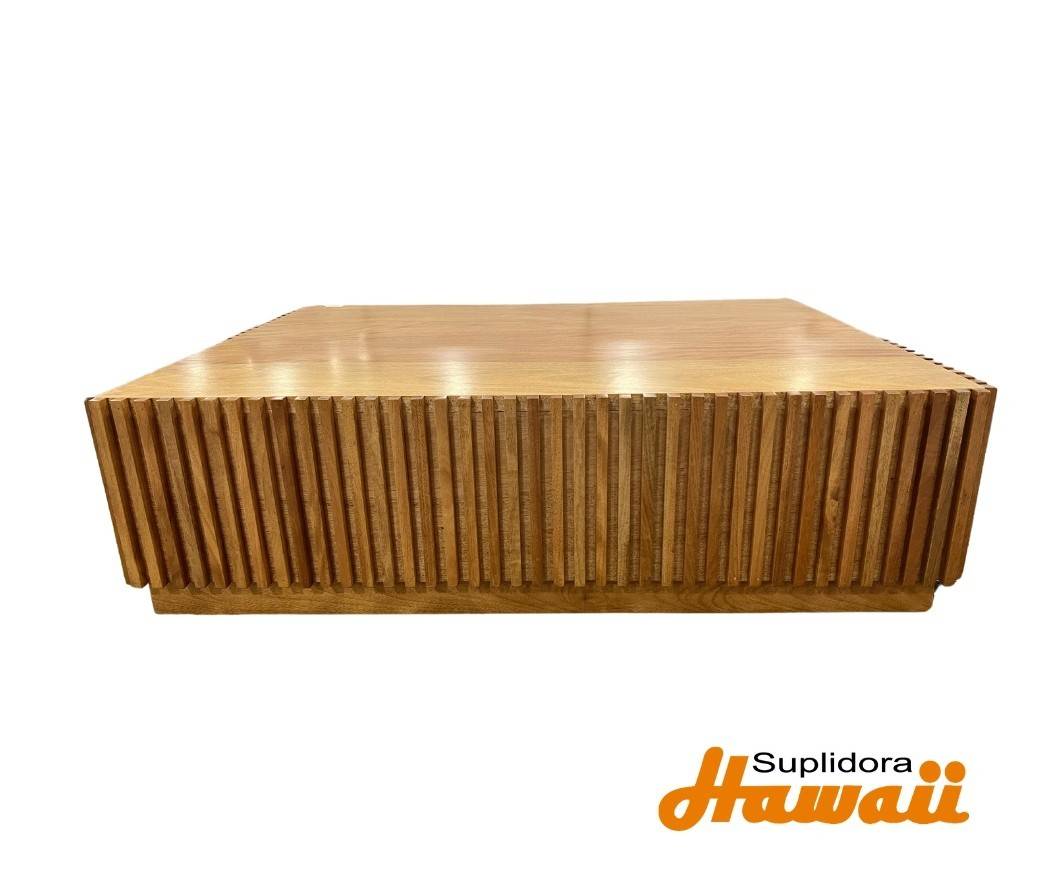 MESA DE CENTRO RECTANGULAR EN  TABLILLA 36X48