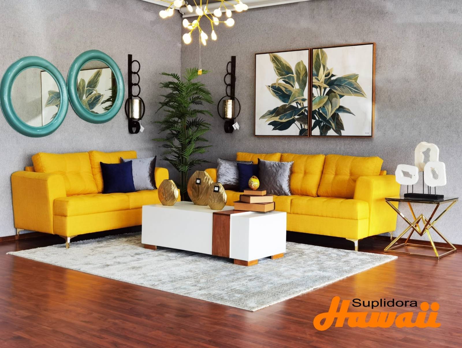 MUEBLE ANAYI S/2 S/3 AMARILLO