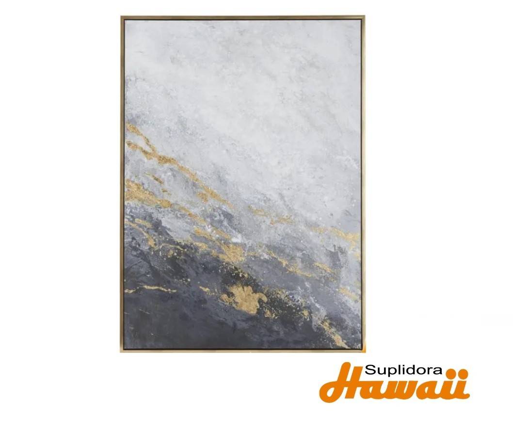 CUADRO DE PARED CONTEMPORANEO 87862 48 x 2 x 65