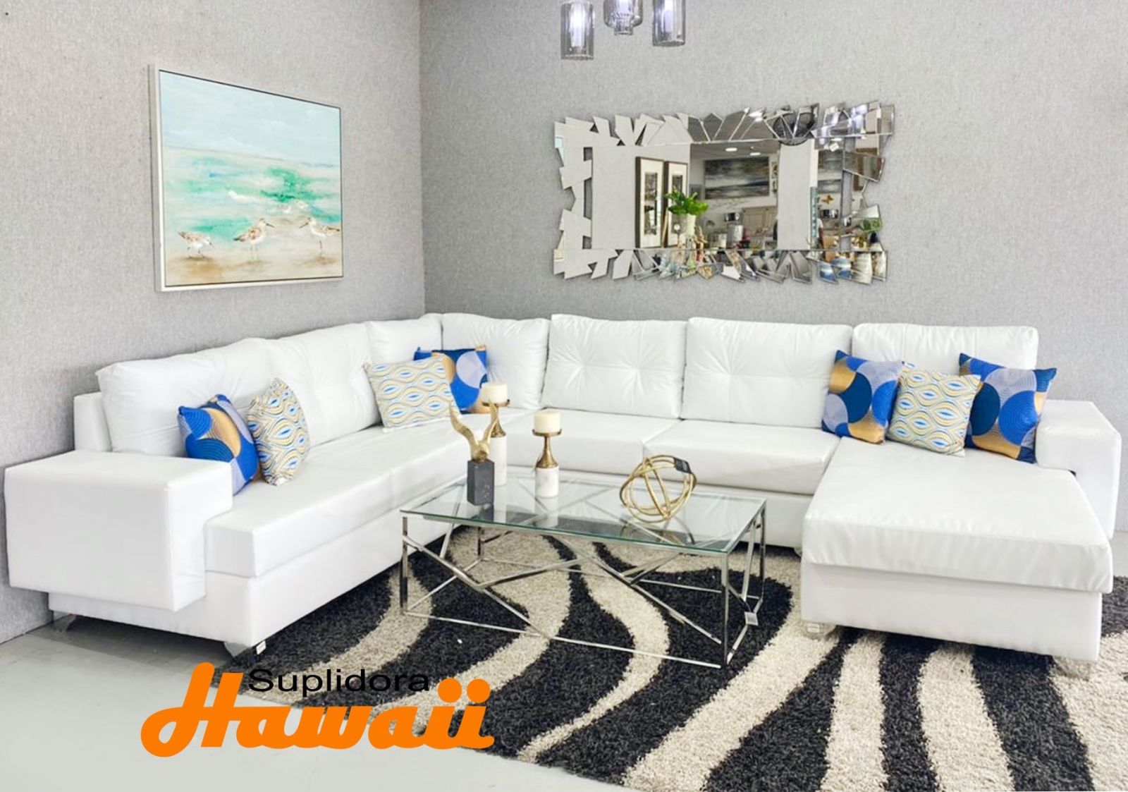 MUEBLE RELAX L GRANDE TAP VINIL BLANCO R.A.