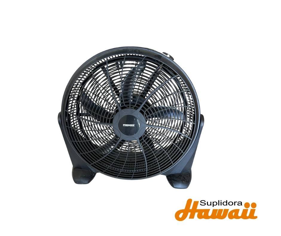 ABANICO CAJA PREMIER 20 PR20-5FBL DE PISO NEGRO