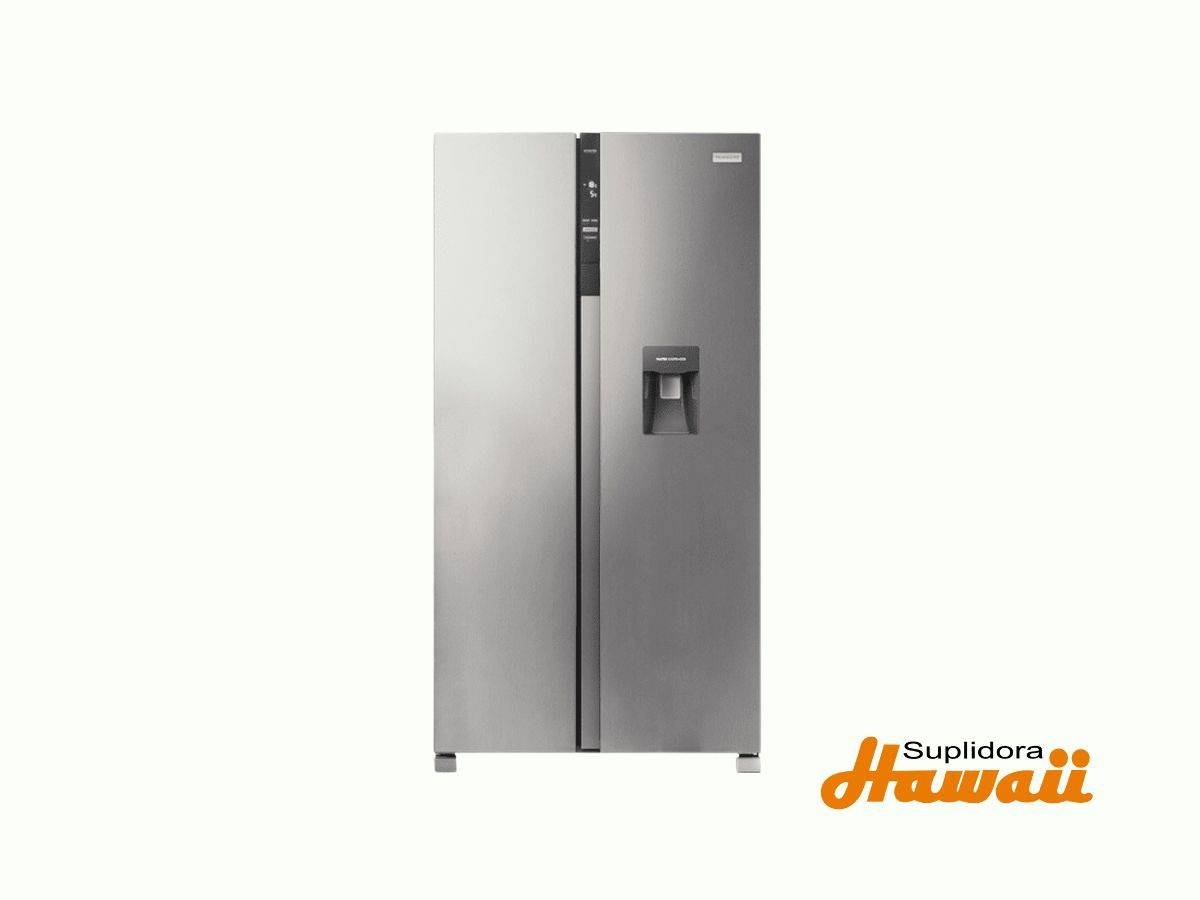 NEVERA FRIGIDAIRE 19 FRSA19K2HVG INVERT SIDE BY SIDE CDISP ACERO NO FROST