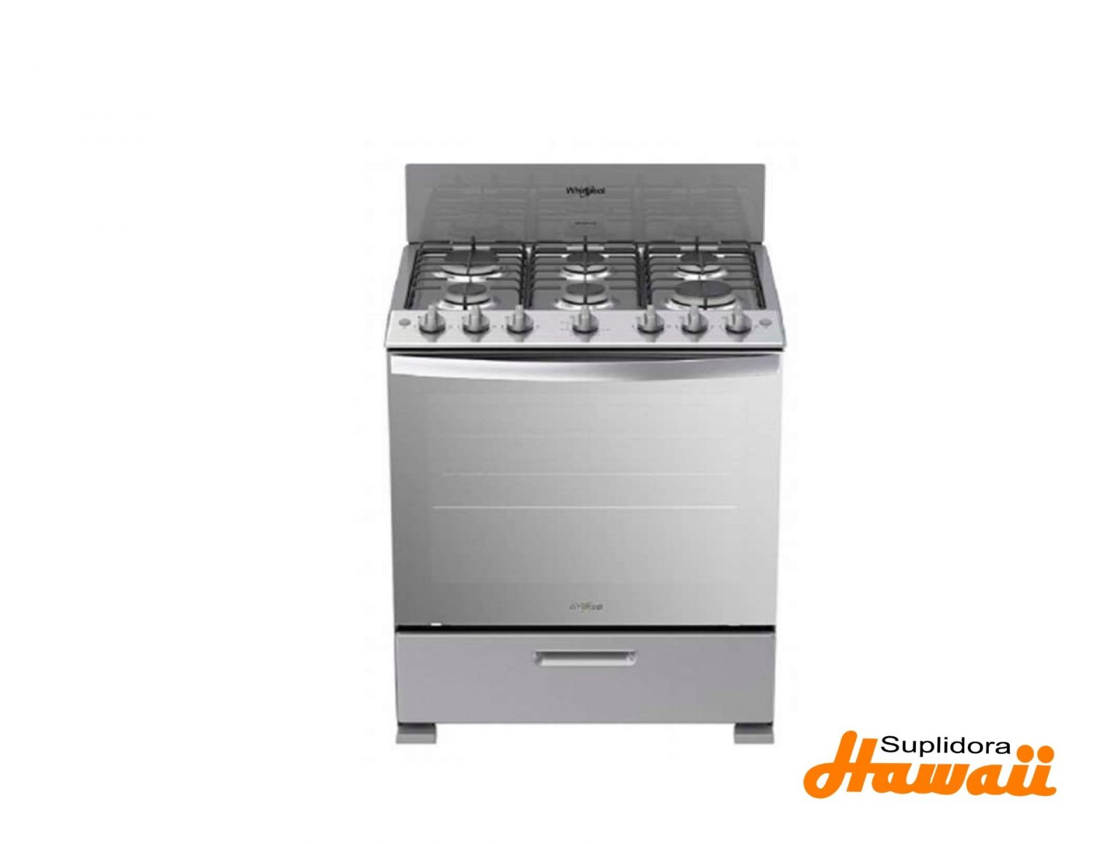 ESTUFA WHIRLPOOL SATINADA 30 LWFR3400D