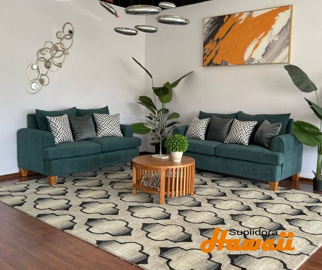 MUEBLE BARACKA S/3 S/2 TAPIZ/VERDE AQUA F.I