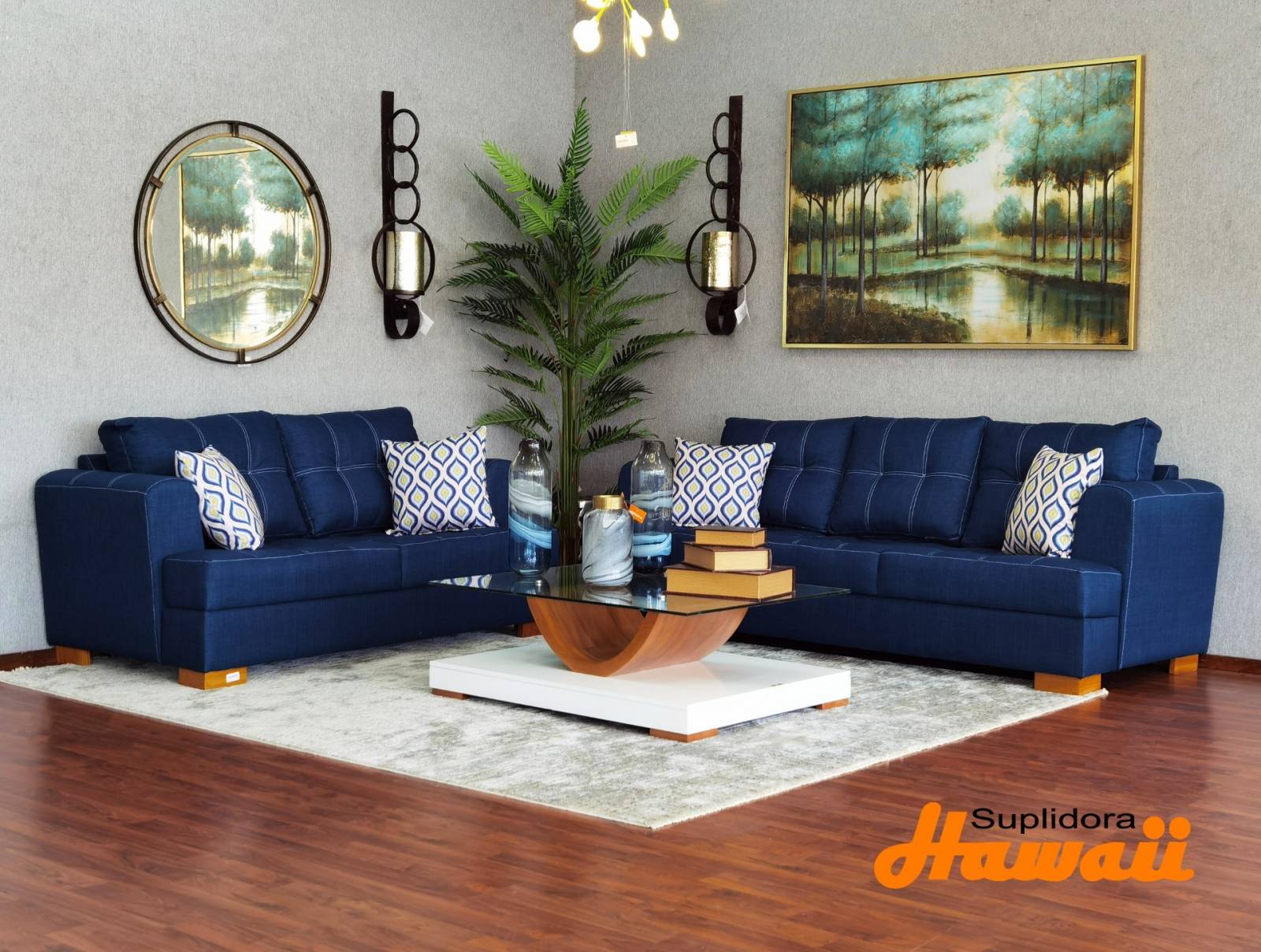 MUEBLE ANAYI S/2 S/3 AZUL OSCURO