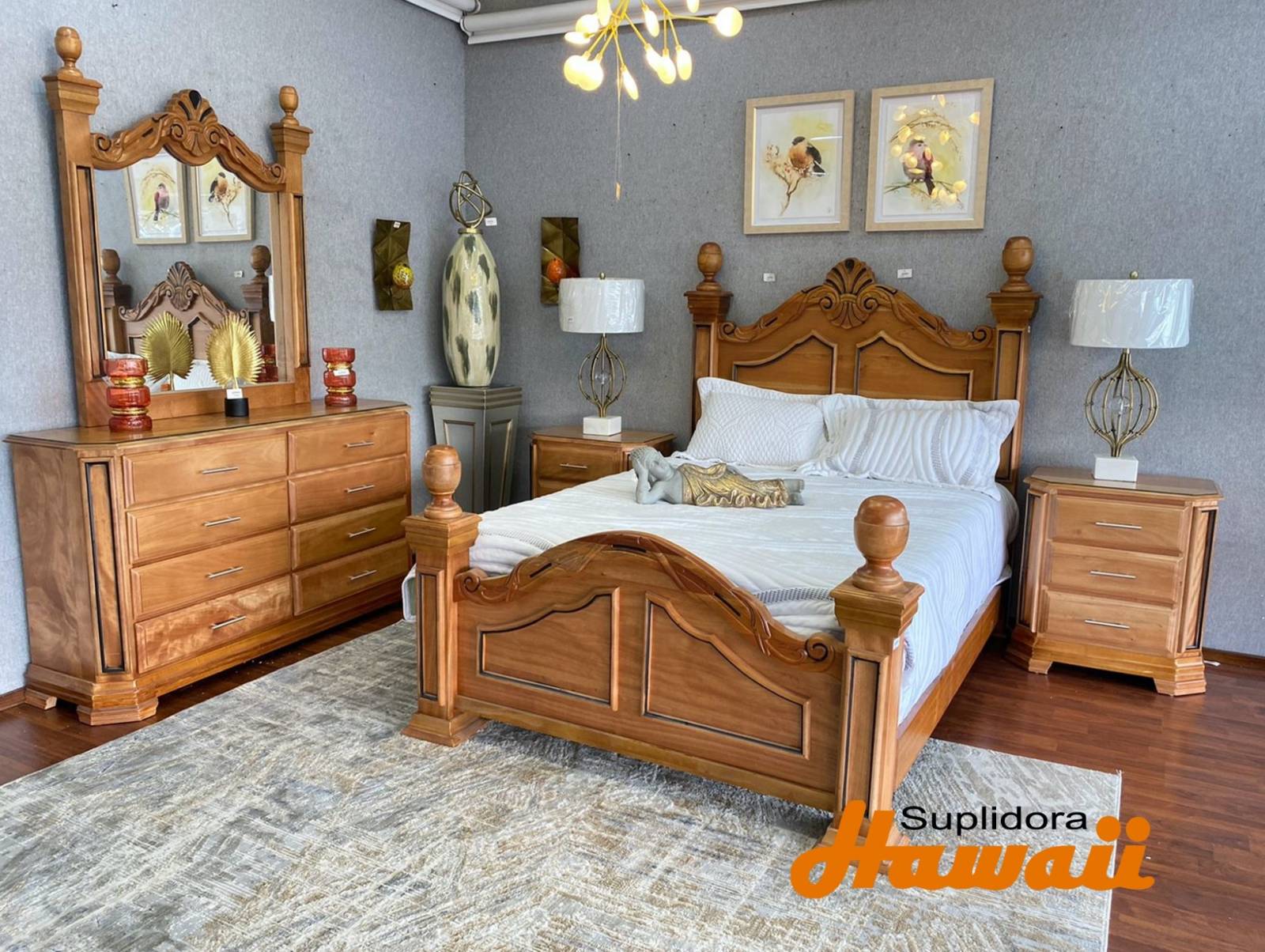 JUEGO APOSENTO CARMEN 60 NATURAL P.M.