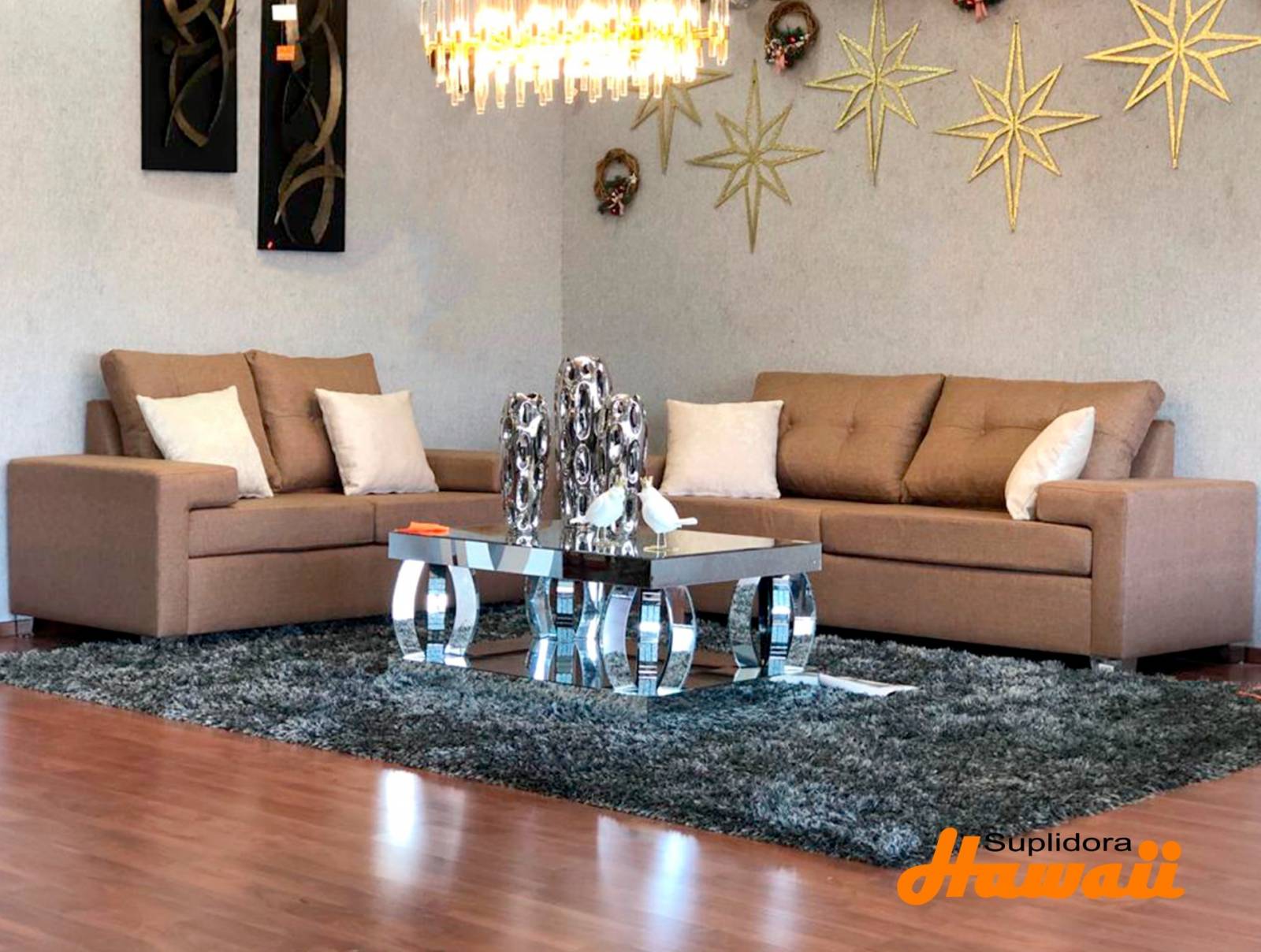 MUEBLE KARLA S/2 S/3 MARRON