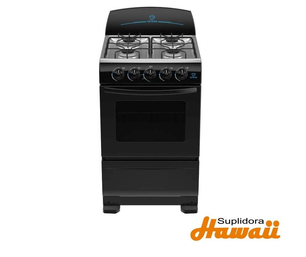 ESTUFA CETRON 20 4H EC2044DBFIN TOPAZ NEGRO INOX