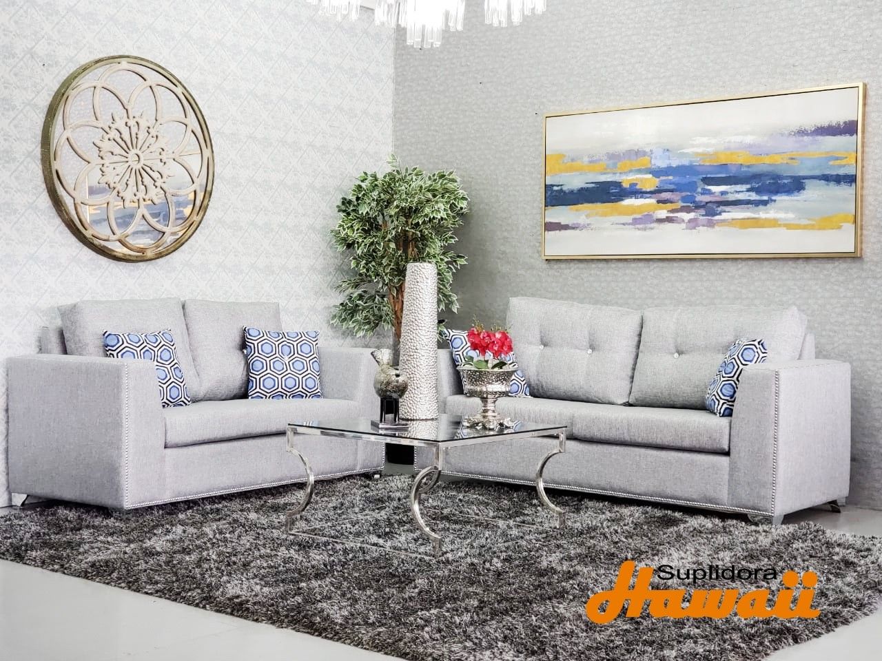 MUEBLE ILUSION GRIS S/2 S/3 R.A.