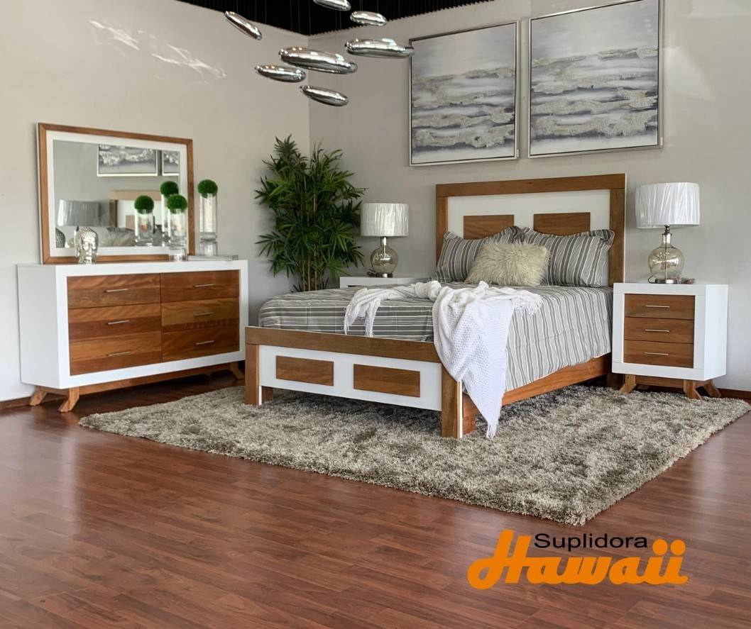 JUEGO APOSENTO CHANEL #2 60 NATURAL C/BLANCO R.A.