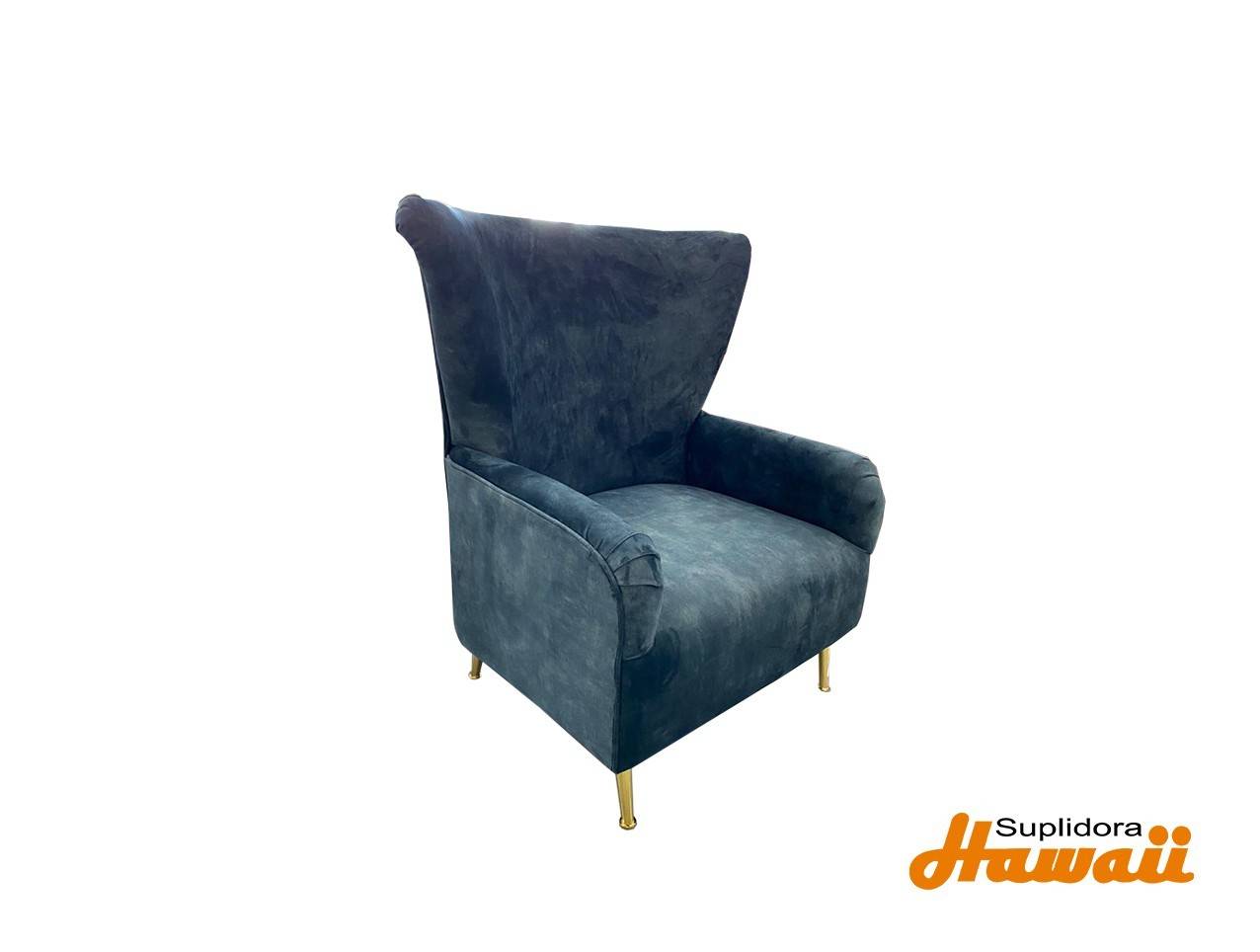 BUTACA TAPIZADO AZUL OSCURO CBRAZOS
