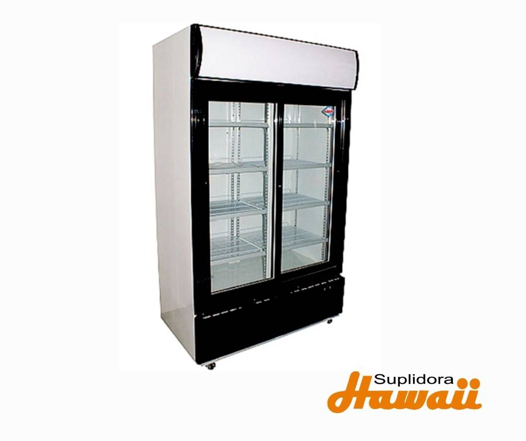 EXHIBIDOR GOLD PREMIUM 18PC GP-EX2B500 BLANCO VERTICAL NO FROST 2PTAS