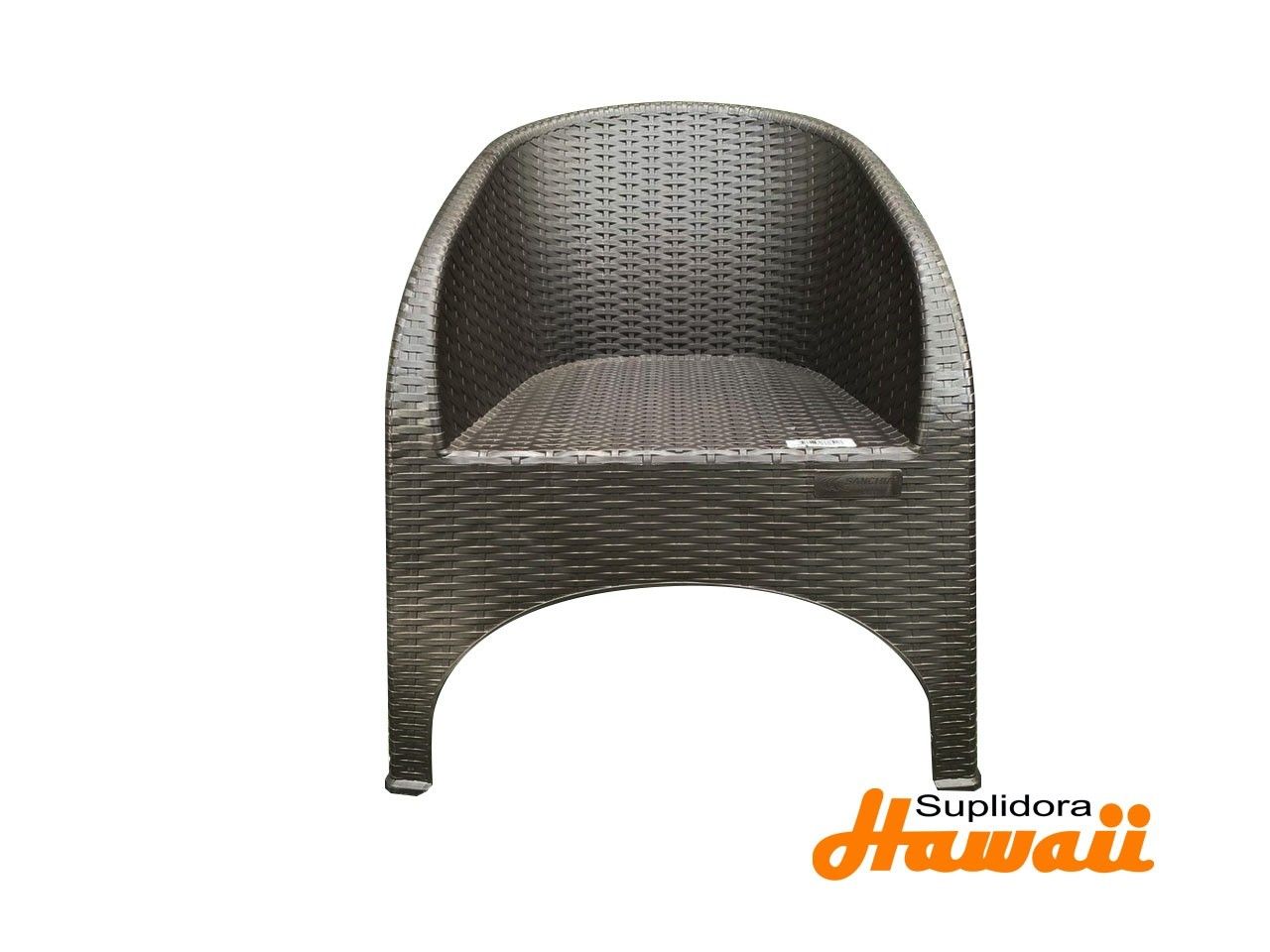 BUTACA DE PLASTICO MARRON BISTROACUERDO