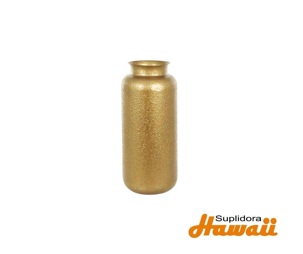 JARRON DORADO TEXTURIZADO 10957 MARTILLADO 16W 36H