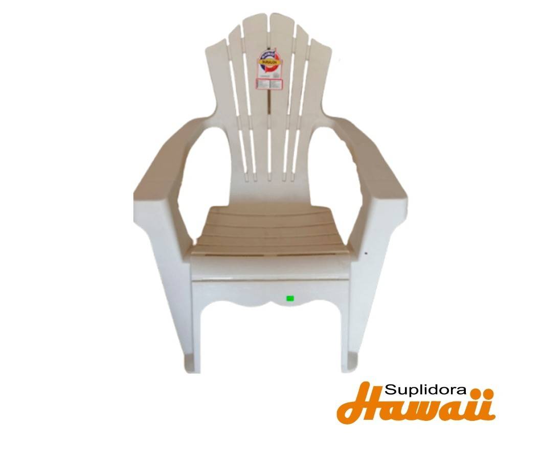 SILLA HARAGANA CREMA DURALON/ADIRONDACK